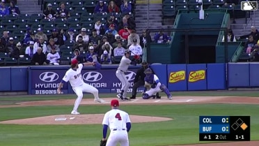 Trey Yesavage In play, run(s) to Nolan Jones