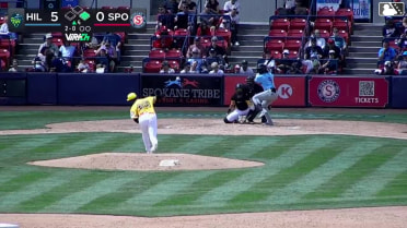 Modeifi Marte homers (4) on a line drive to left field. Avery Owusu-Asiedu scores.