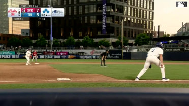Frank Rodriguez walks. Chris Newell scores. Jake Gelof to 3rd. Kole Myers to 2nd.