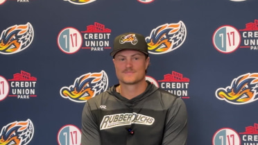 Khal Stephen at 2026 Akron RubberDucks Media Day