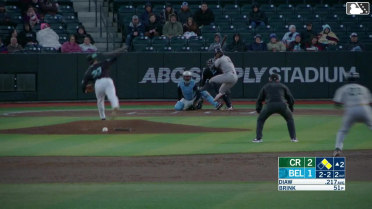 Khadim Diaw singles on a ground ball to center fielder Cam Cannarella. Luis Hernandez scores. Marek Houston to 3rd. Khadim Diaw to 2nd.