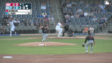 Tucker Flint singles on a ground ball to right fielder Dylan Campbell. Nick Rodriguez scores.