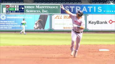 Kavadas' seventh homer of the year for Double-A 