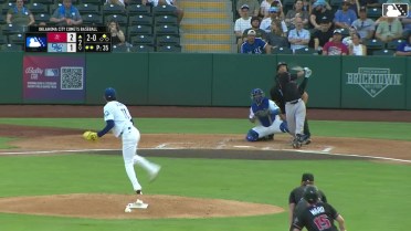 Roki Sasaki induces a pop fly in rehab outing
