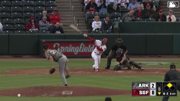 Logan Evans' eighth strikeout of the day
