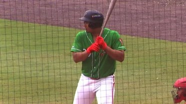 Samuel Basallo's three-run double 