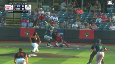 Aiven Cabral In play, run(s) to Casey Cook