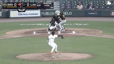 Jesus Castillo singles on a ground ball to center fielder Zach MacDonald. Dylan Palmer scores.