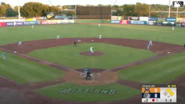 Logan Sauve grounds into a double play, second baseman Ryan Jackson to first baseman Albert Fabian. Jared Sprague-Lott out at 2nd. Logan Sauve out at 1st.