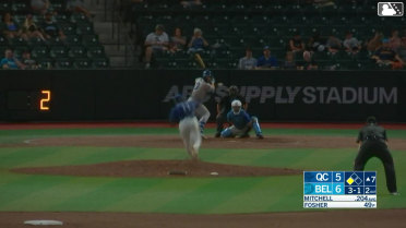 Blake Mitchell homers (11) on a fly ball to left center field. Nolan Sailors scores.