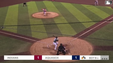 Axel Sanchez out on a sacrifice fly to center fielder Jacob Humphrey. Curtis Washington Jr. scores.