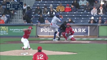 Ronny Mauricio homers (4) on a fly ball to right center field.