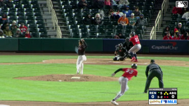 Jacob Amaya singles on a sharp line drive to center fielder Cole Carrigg. Luken Baker scores. A.J. Vukovich scores. Aramis Garcia to 2nd.