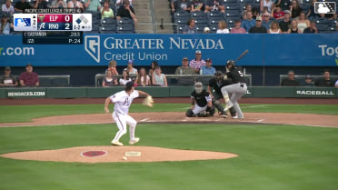 Marcos Castañon homers (14) on a fly ball to left center field. Ethan Salas scores.