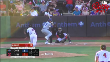 Oswaldo Osorio homers (3) on a fly ball to center field.