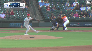 Walker Janek doubles (2) on a line drive to left fielder Rudy Martin Jr. Lucas Spence scores.