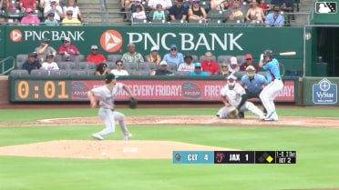 Bennett Hostetler doubles (1) on a fly ball to right fielder Caden Connor. Andrew Pintar scores.