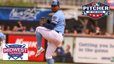 Rodríguez Named Midwest League Pitcher of the Week 