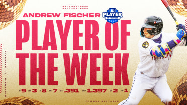 Andrew Fischer Named Midwest League Player of the Week