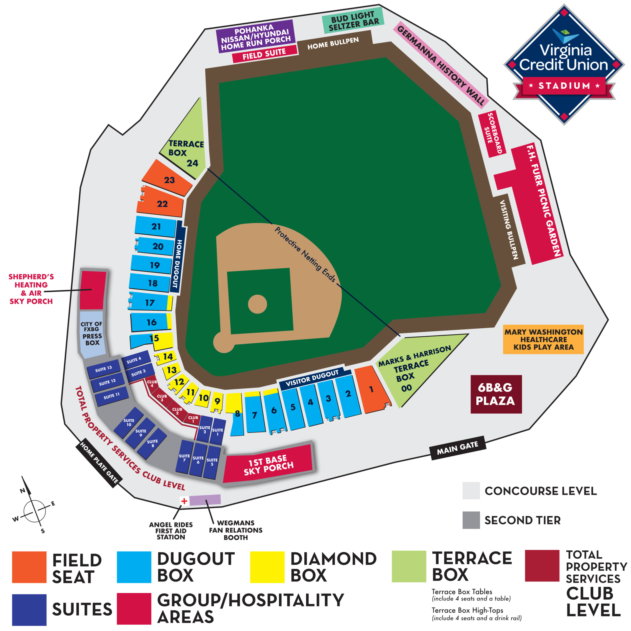 Seating Chart Nationals