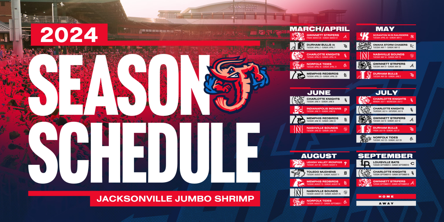 Jumbo Shrimp unveil 2024 schedule