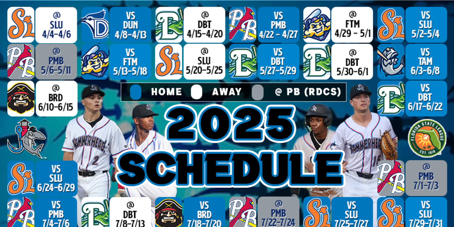 Jupiter Hammerheads Schedule Adjusted for 2025 Season | MiLB.com