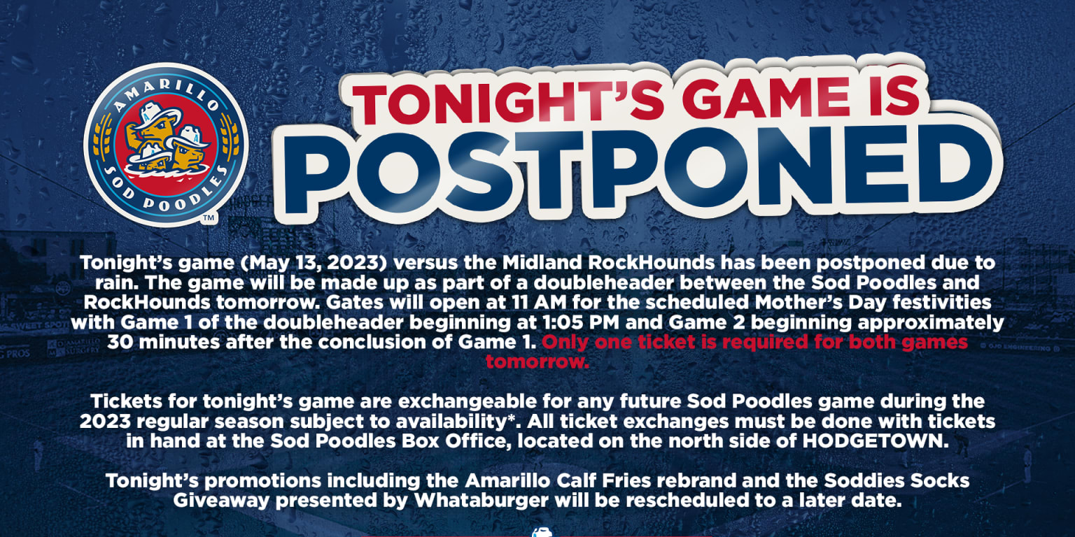 Amarillo Sod Poodles release 2023 season promotional schedule