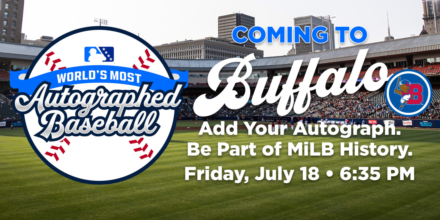 Be a part of history! 'World's Most Autographed Baseball' comes to July 18 Honda fridaynightbash!