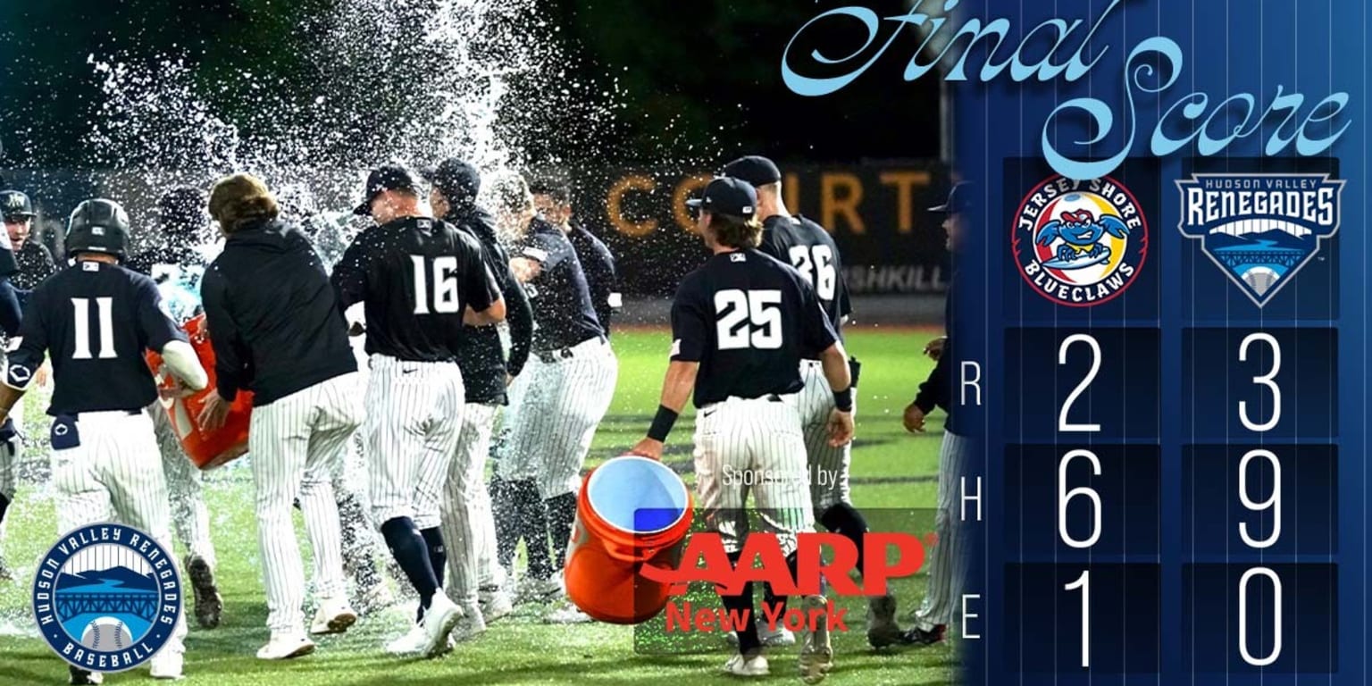 Hudson Valley Renegades vs Jersey Shore Blueclaws live score