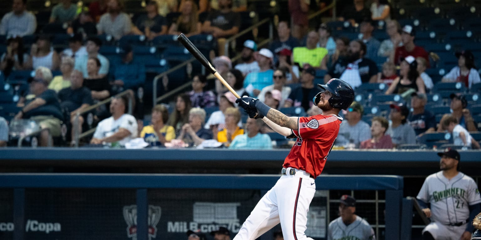 Dog catches Michael Busch's homer, 03/25/2023