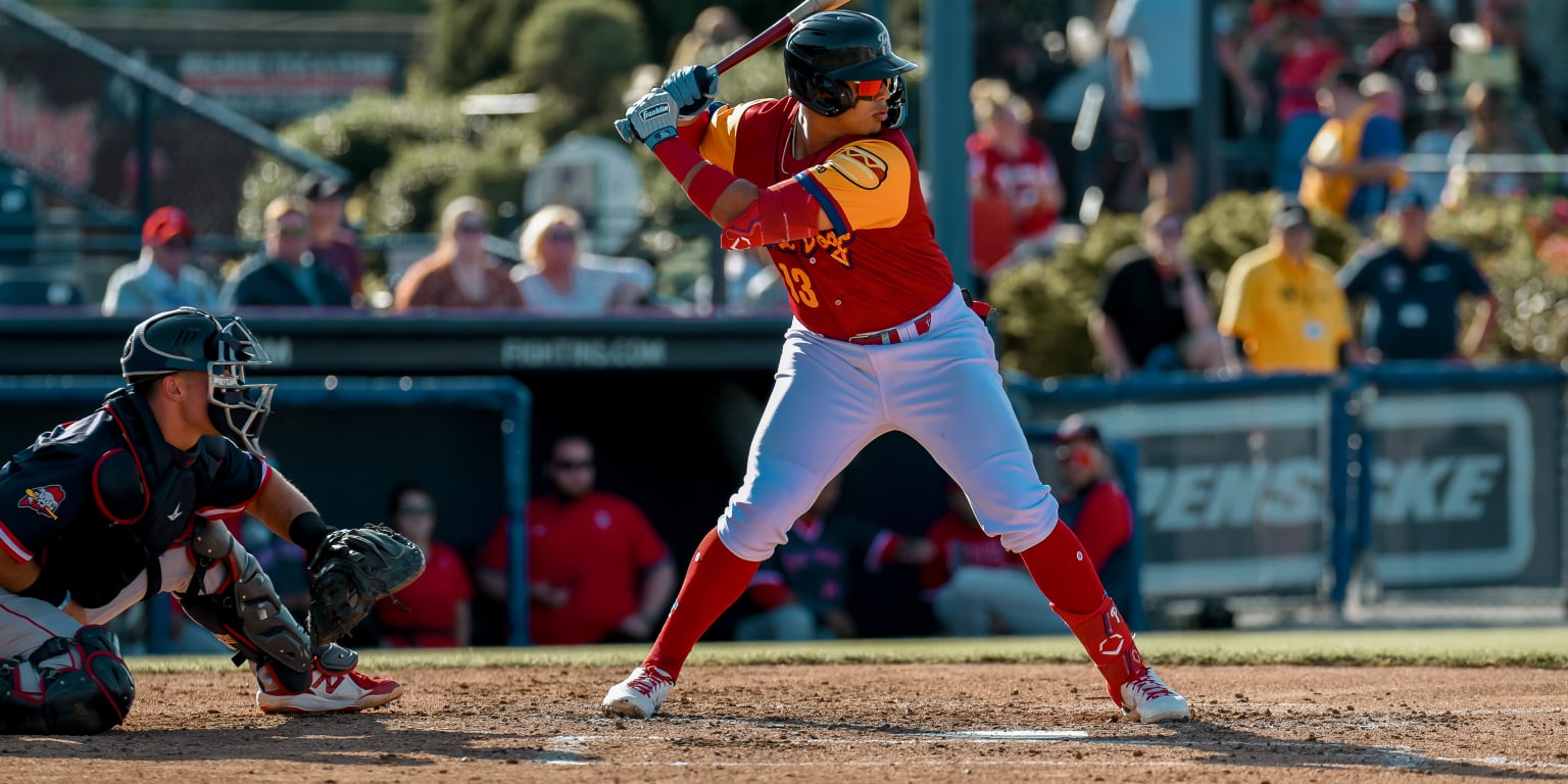 Reading Fightin Phils Jhailyn Ortiz (13) bats during an Eastern