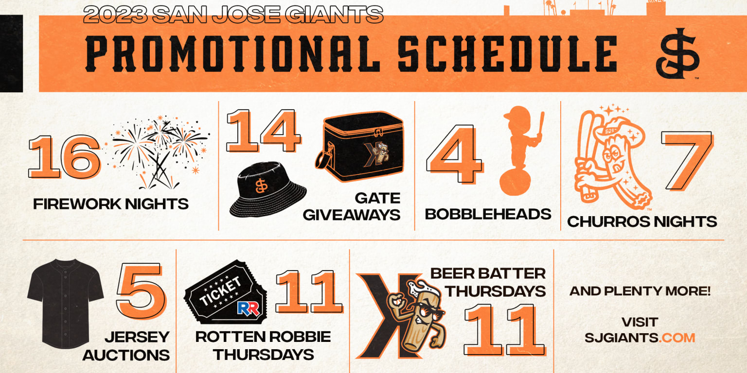 Giants announce promotions and special events for 2023 Season – KNBR