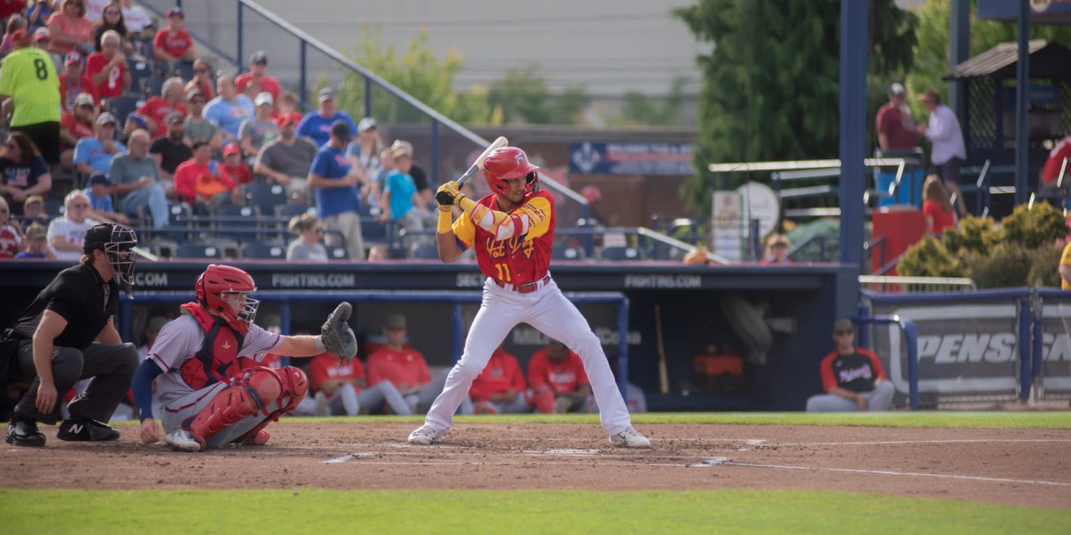 Philadelphia Phillies call up center fielder Johan Rojas from Reading Fightin  Phils