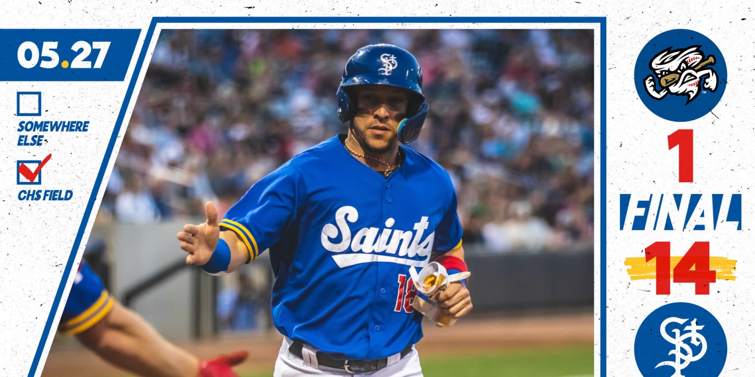 St. Paul Saints on X: Saints Tie Season High In Runs, Demolish Storm  Chasers 14-1 Story:   / X