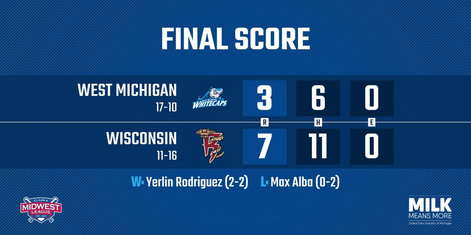 Whitecaps Settle for Split in Wisconsin | MiLB.com