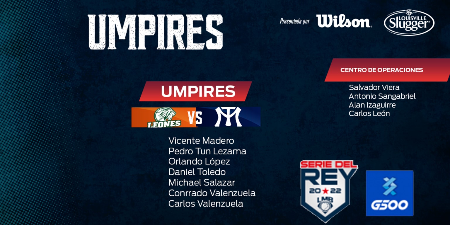 LMB: Conoce a los umpires de la Serie del Rey 2022 | MiLB.com, image size:1536x768