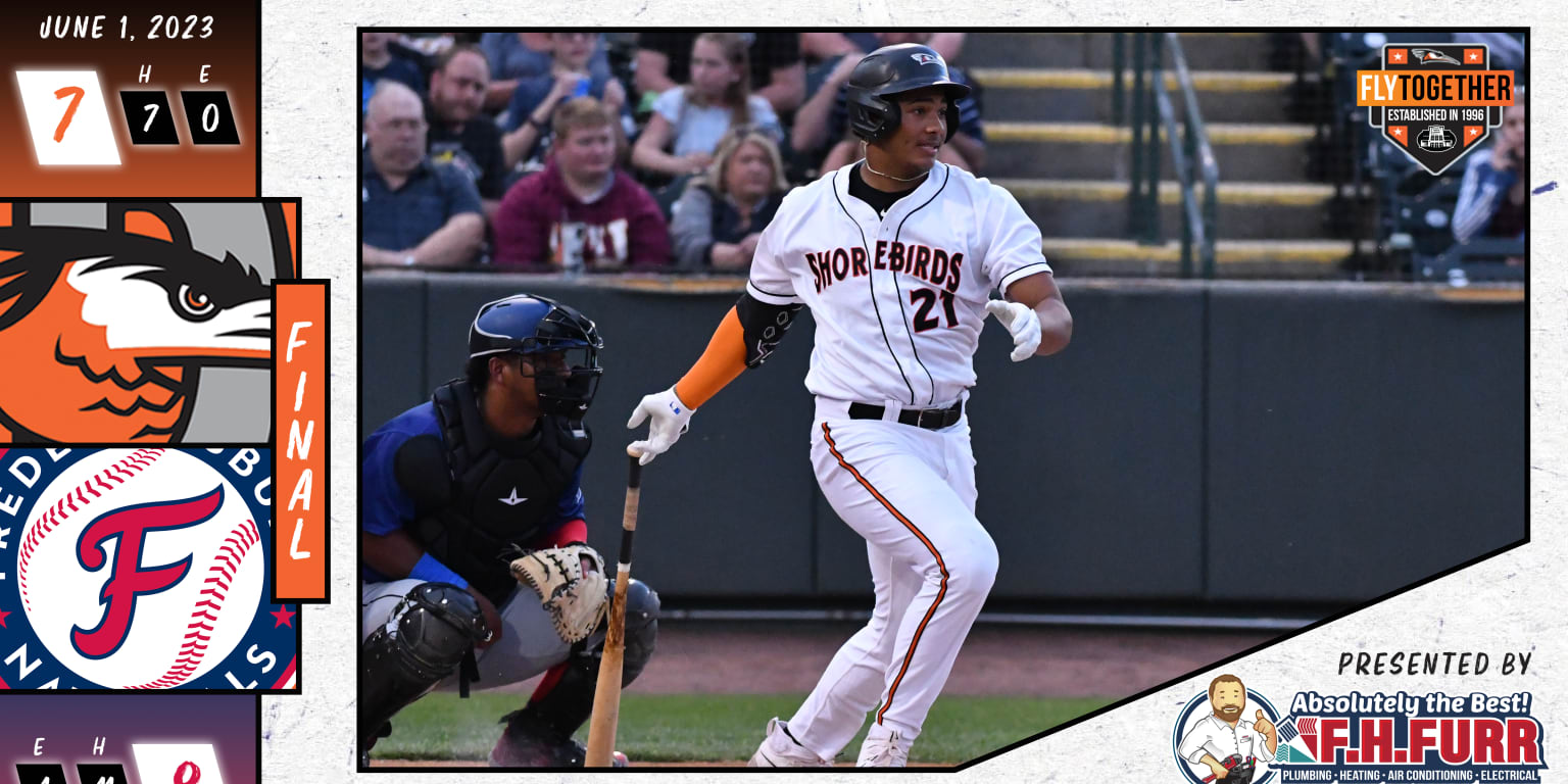 Shorebirds Walked-Off by Fred Nats Again in Extras | MiLB.com