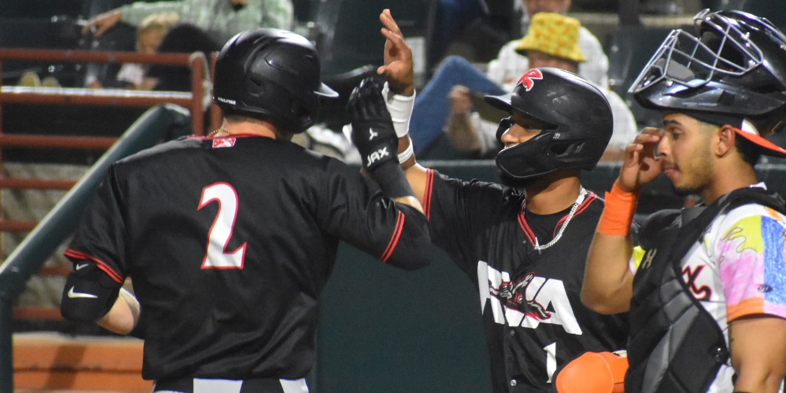 Heston Kjerstad of the Bowie Baysox bats during the third inning