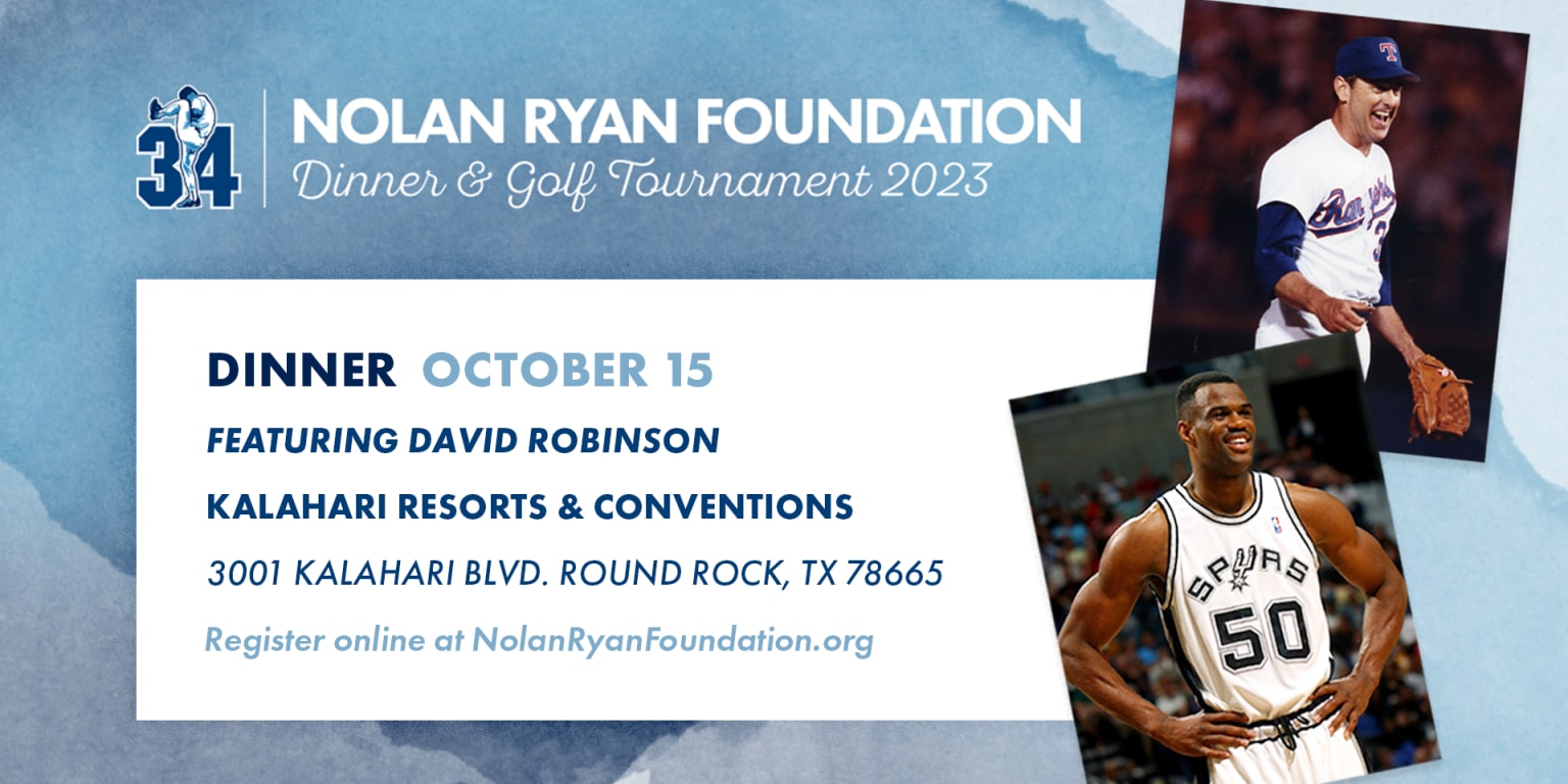 REL - 2023-9-15 Nolan Ryan Foundation Dinner & Golf Tournament Announced