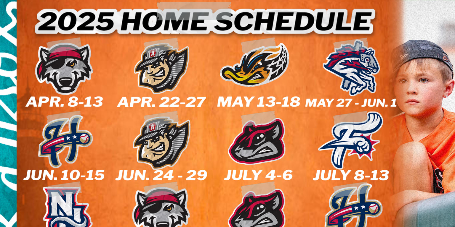 Baysox Announce 2025 Home Schedule