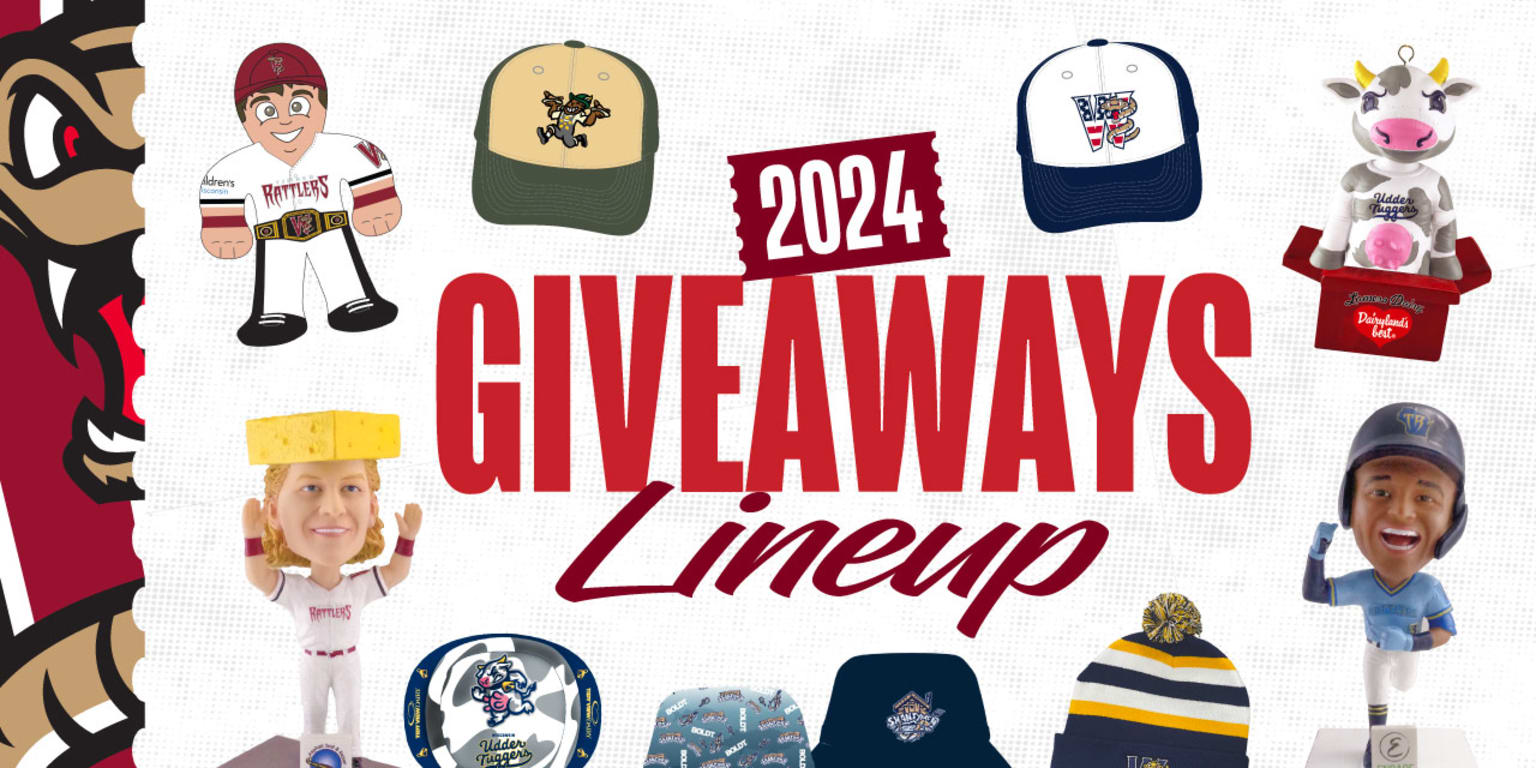 2024 Wisconsin Giveaways Timber Rattlers