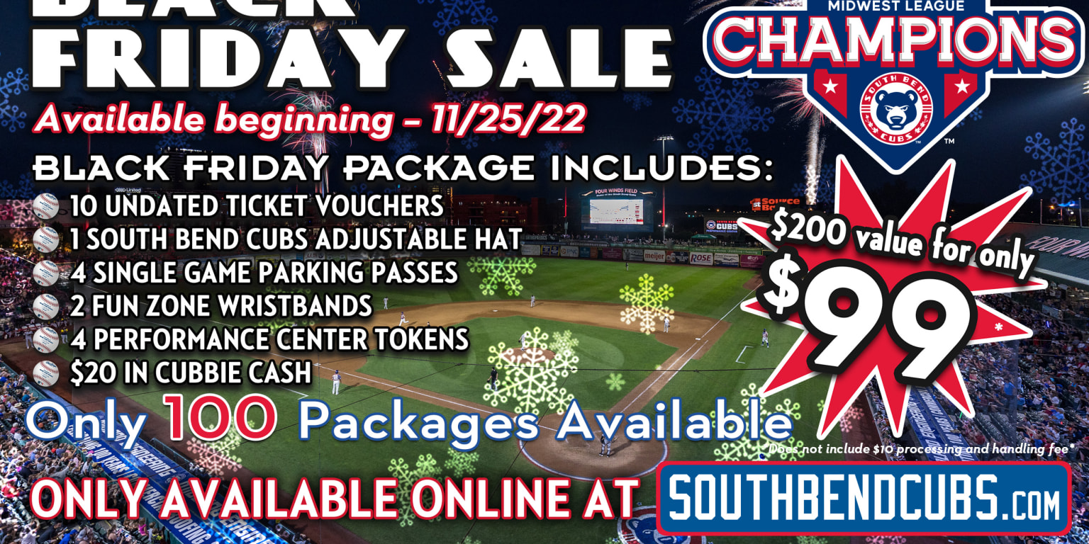 South Bend Cubs - VETERAN'S DAY SALE: Shop the Cubs Den Team Store for 50%  off select patriotic merchandise. Offer available In-store and online  November 9-11. No promo code needed. Thank you