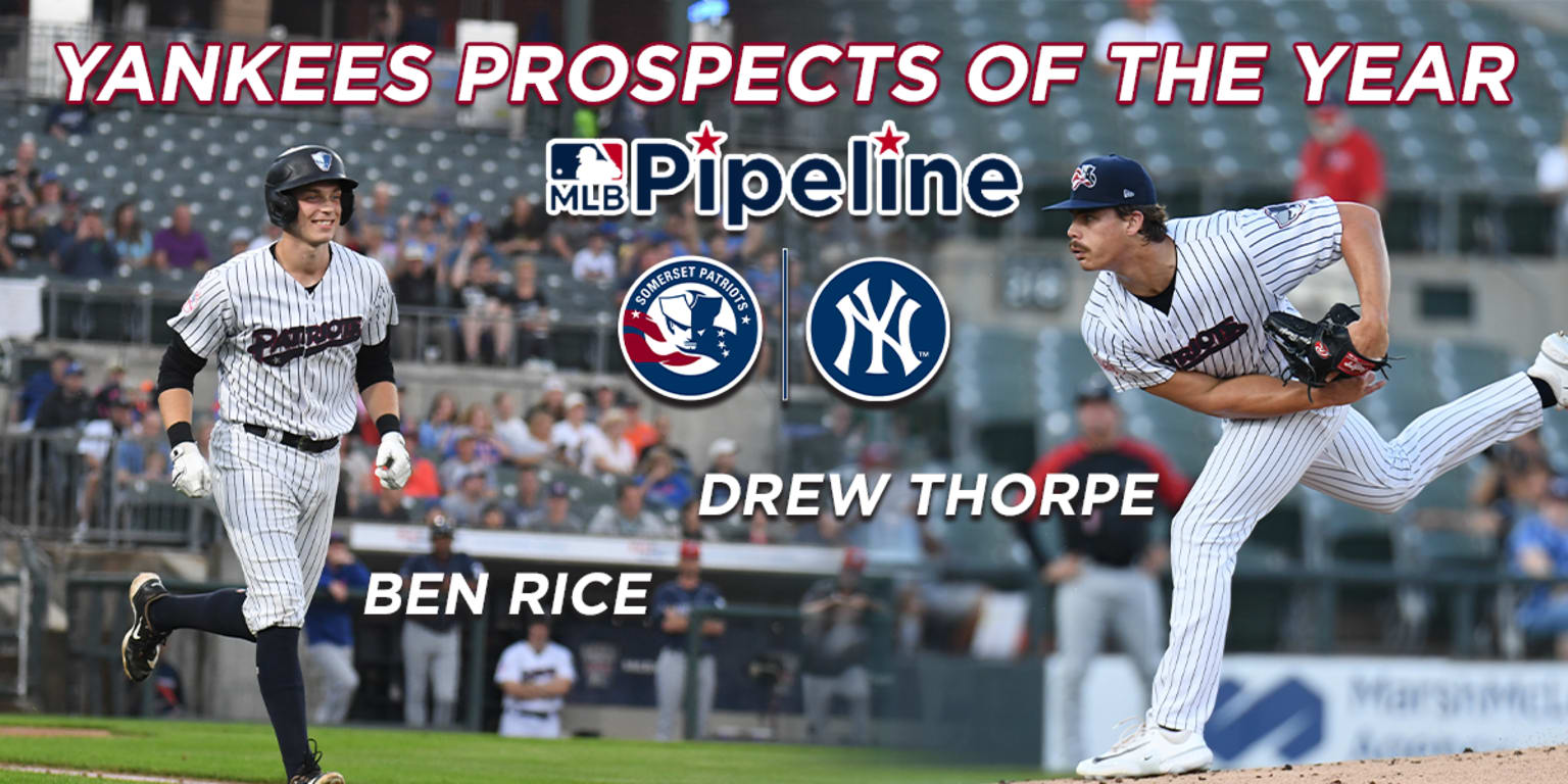 Rice And Thorpe Named MLB Pipeline's Yankees 2023 Hitting And Pitching  Prospects of the Year