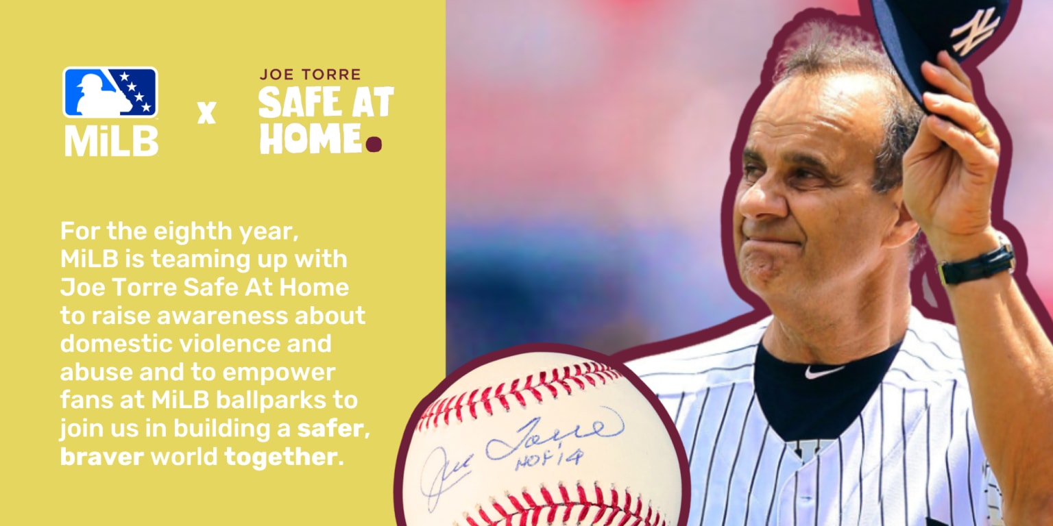 2024 Minor League Baseball and Joe Torre Safe At Home partnership