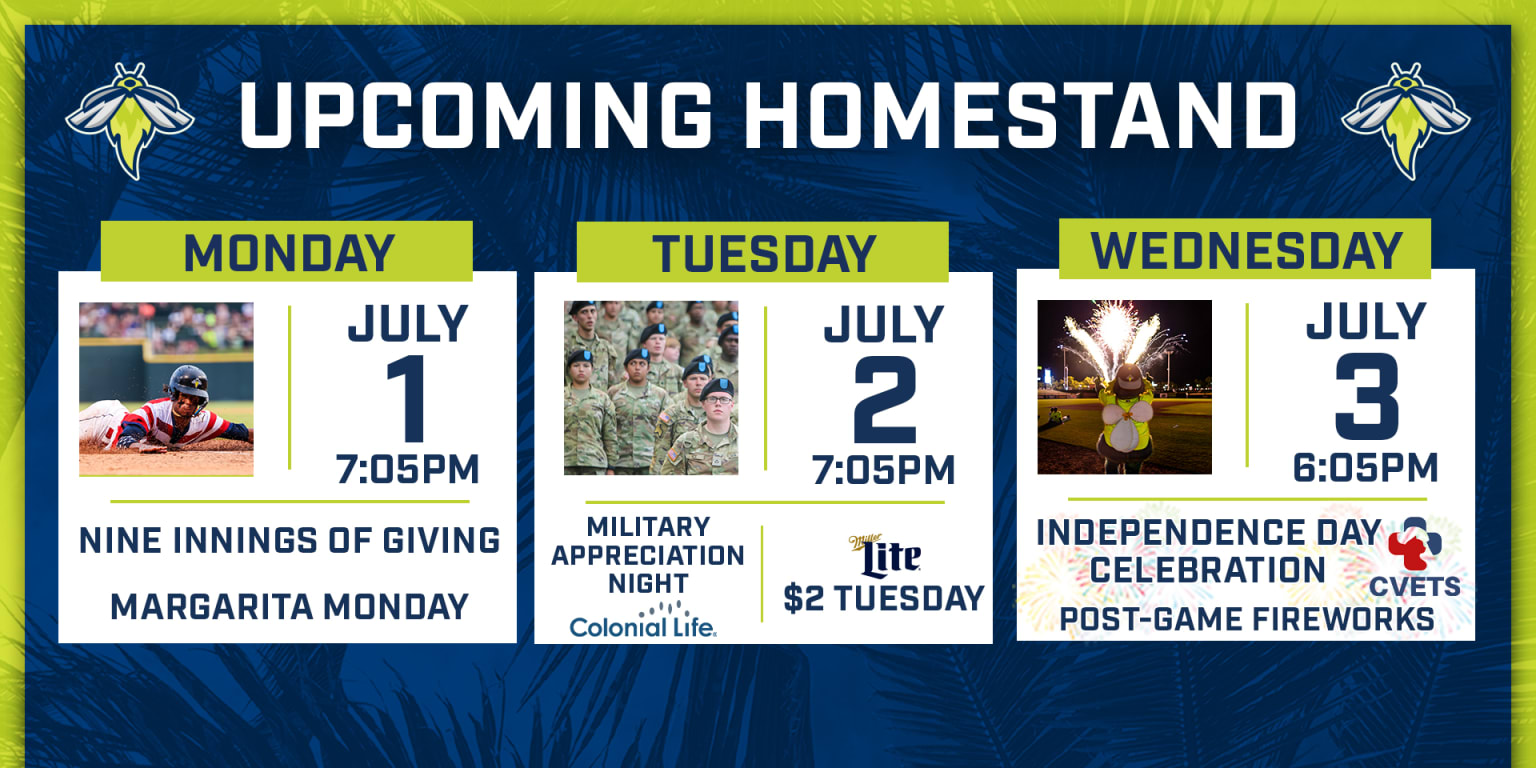 063024 Homestand Preview July 14 Fireflies