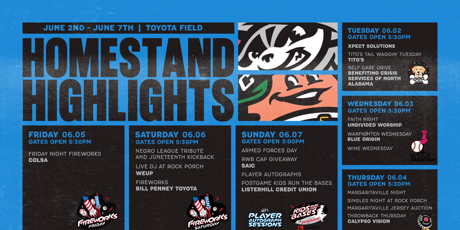 Homestand Highlights | June 2-7 vs. Columbus Clingstones | Trash