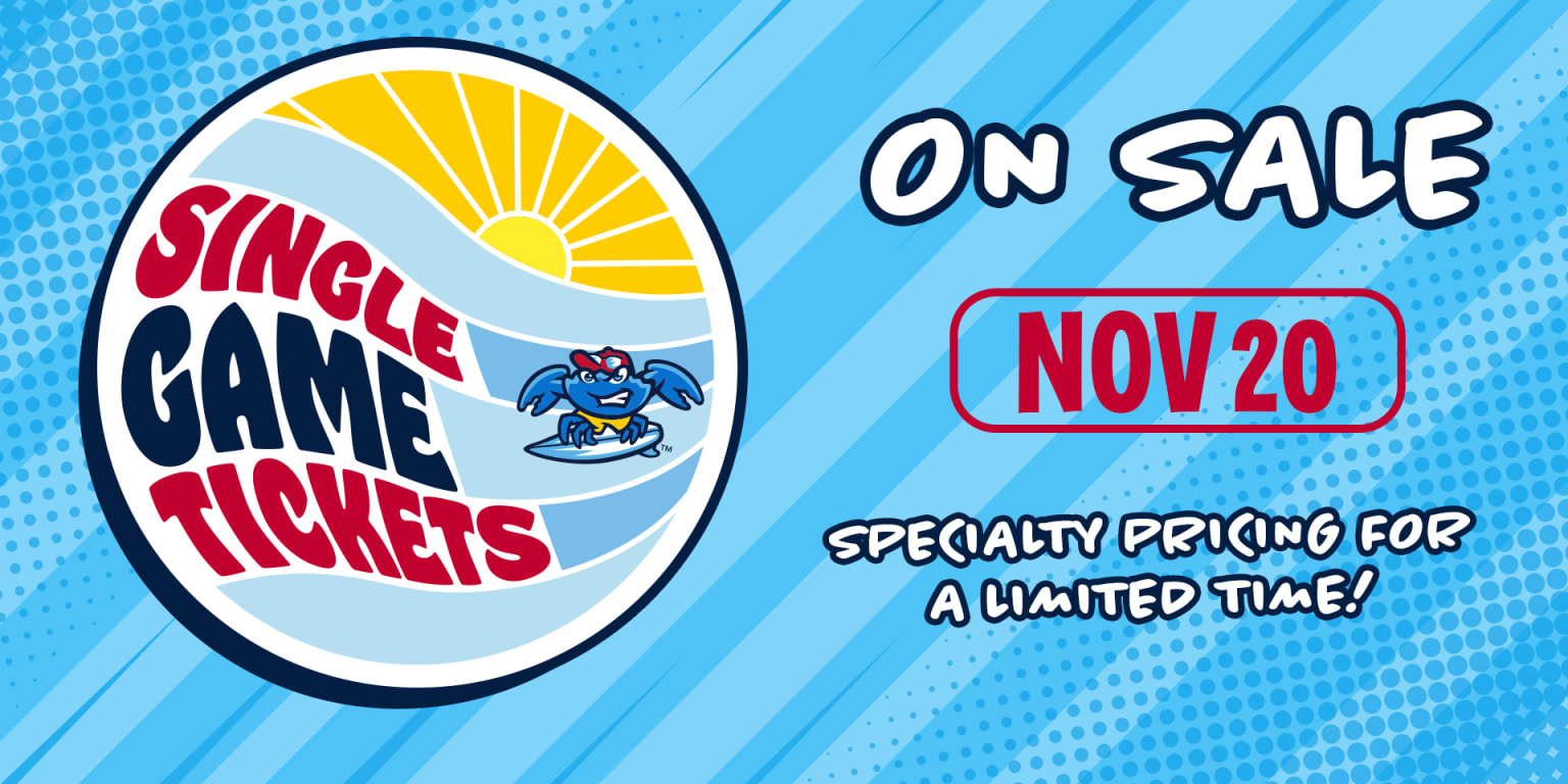 2024 BlueClaws SingleGame Tickets On Sale November 20th