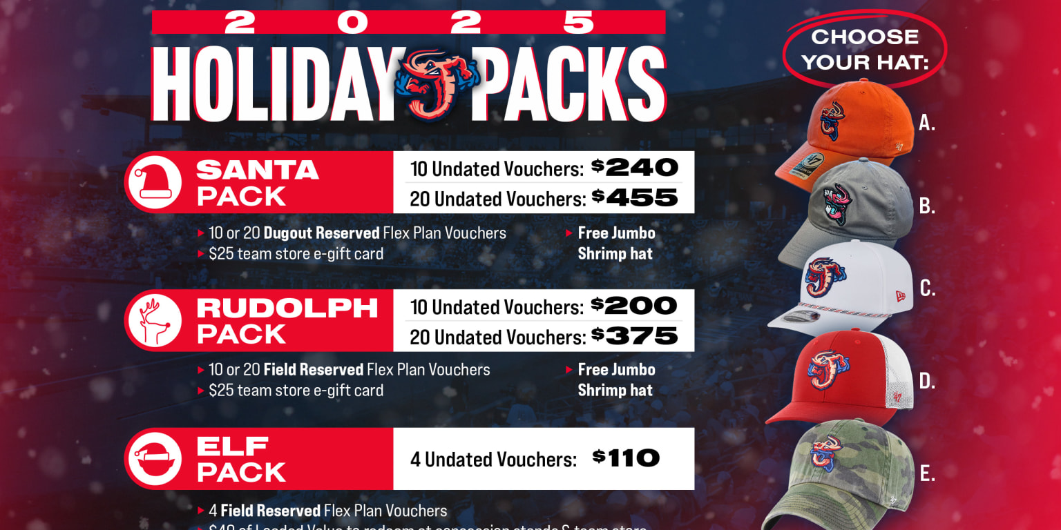 2025 Jumbo Shrimp Holiday Packs | MiLB.com