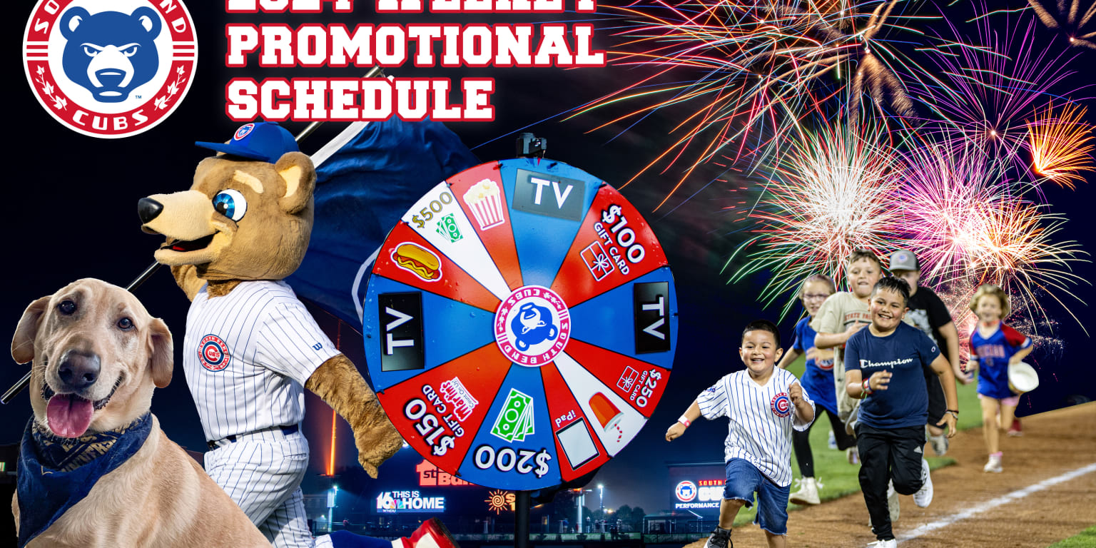 SBCubs Weekly Promo Schedule 2024 Cubs