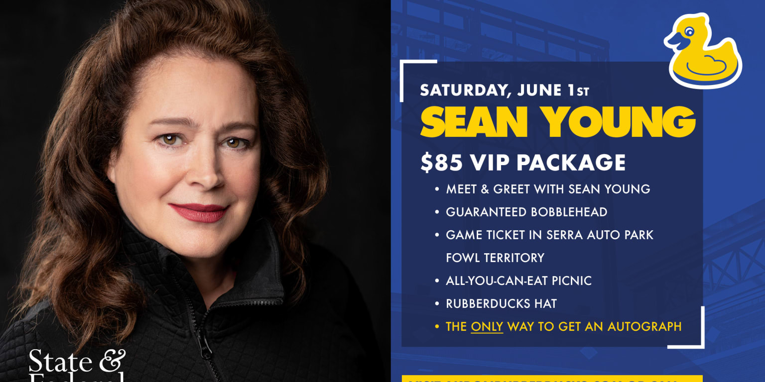 Sean Young at Canal Park June 1 | RubberDucks